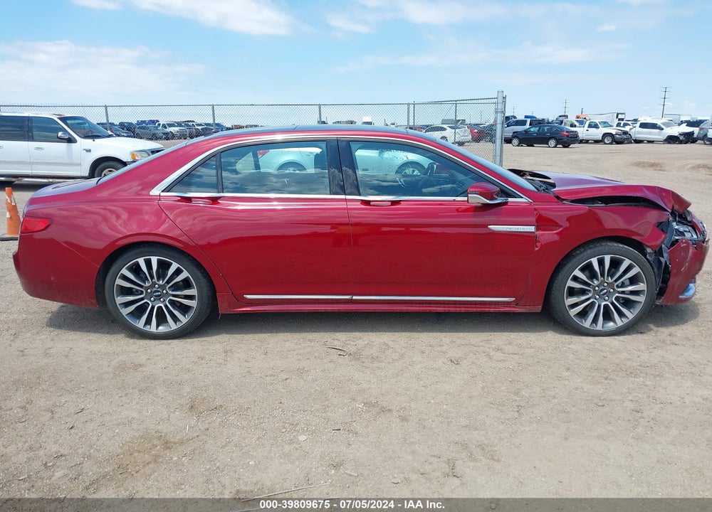 2019 LINCOLN CONTINENTAL RESERVE VIN: 1LN6L9RP7K5612915