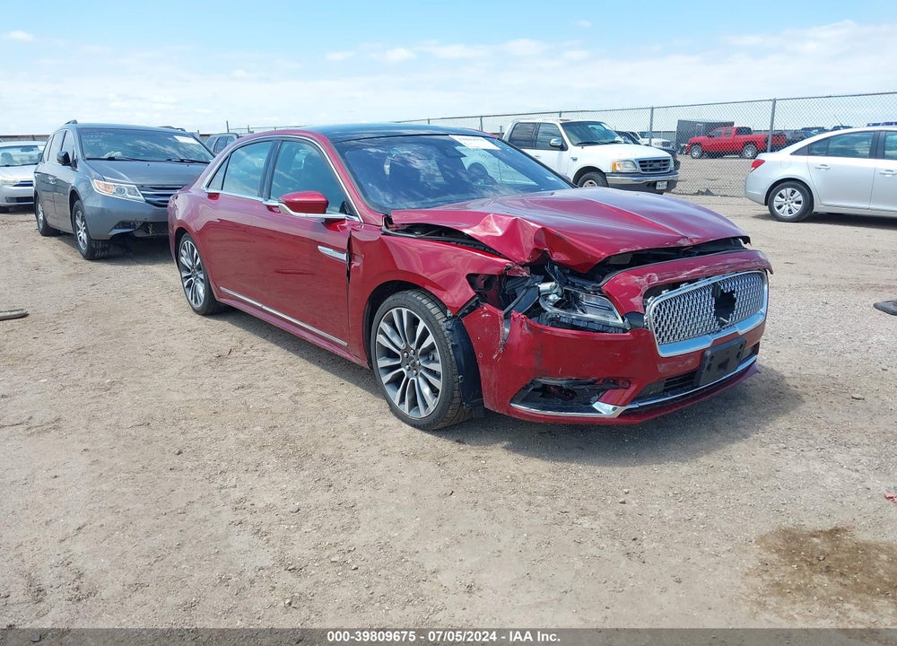 2019 LINCOLN CONTINENTAL RESERVE VIN: 1LN6L9RP7K5612915
