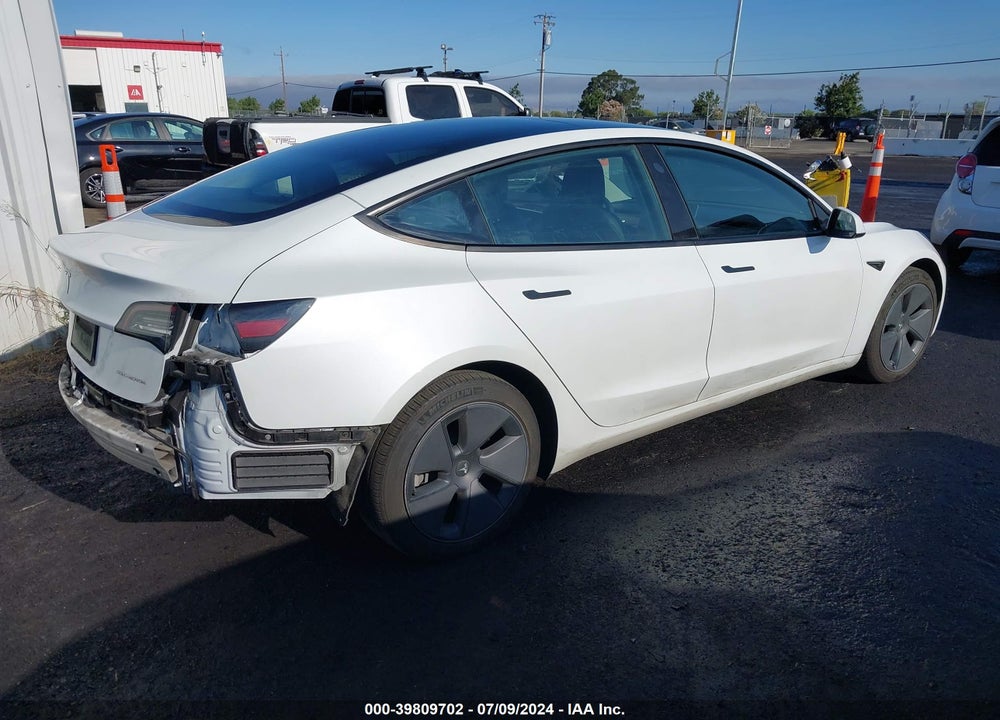 2022 TESLA MODEL 3 LONG RANGE DUAL MOTOR ALL-WHEEL DRIVE VIN: 5YJ3E1EB2NF126044