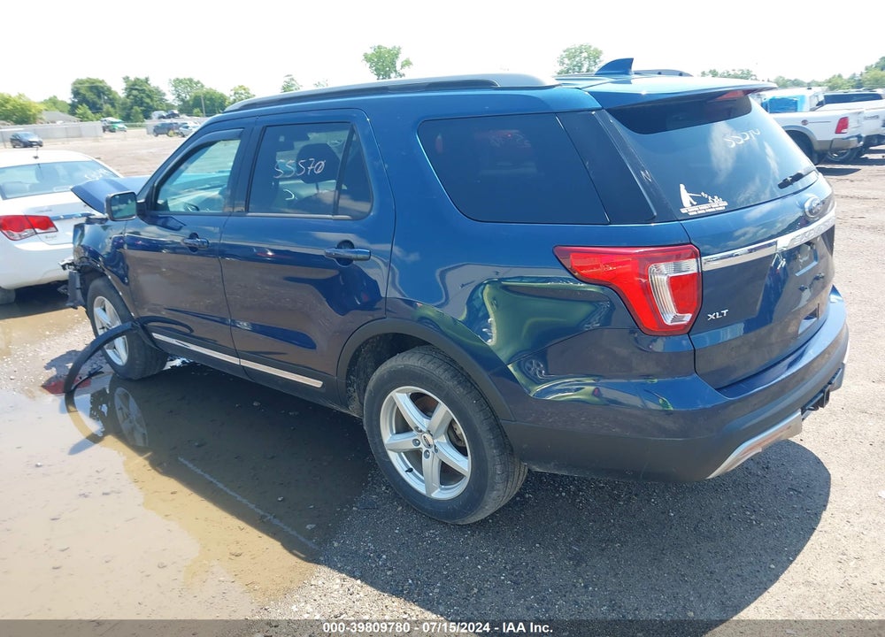 2017 FORD EXPLORER XLT VIN: 1FM5K8D80HGC65546