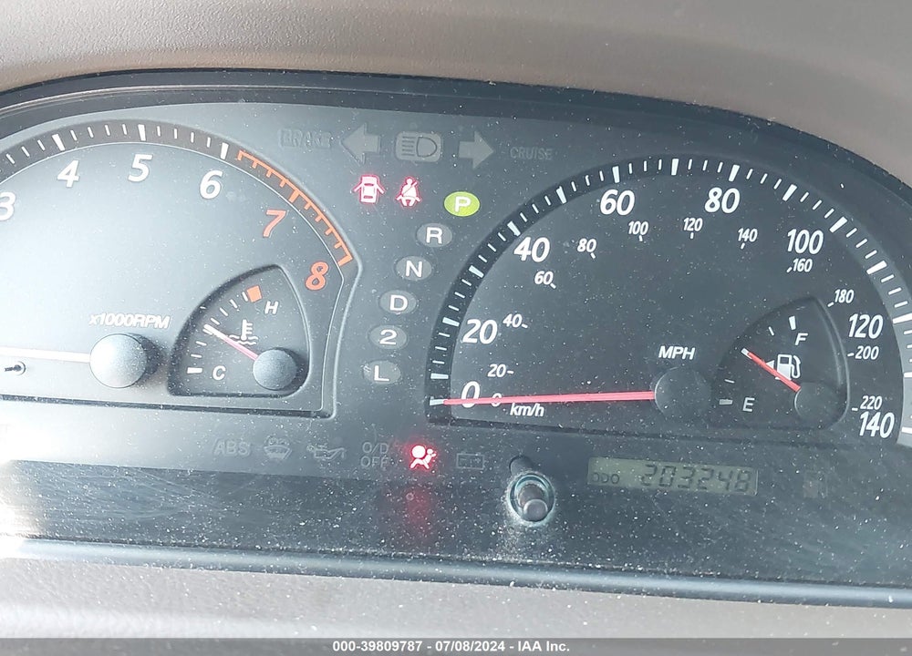 2004 TOYOTA CAMRY XLE VIN: 4T1BE30K34U845612