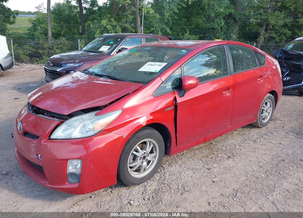 2010 TOYOTA PRIUS III VIN: JTDKN3DUXA1115774