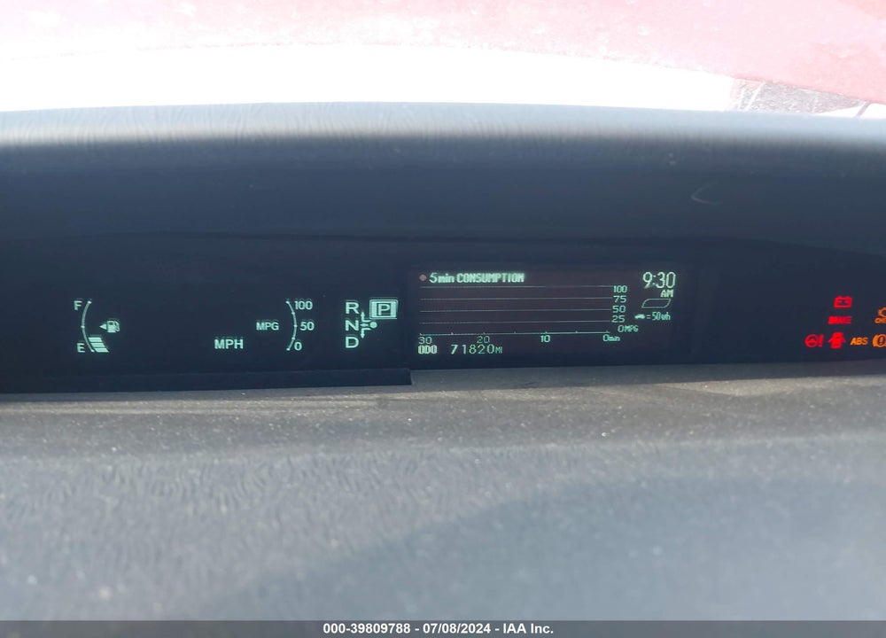 2010 TOYOTA PRIUS III VIN: JTDKN3DUXA1115774