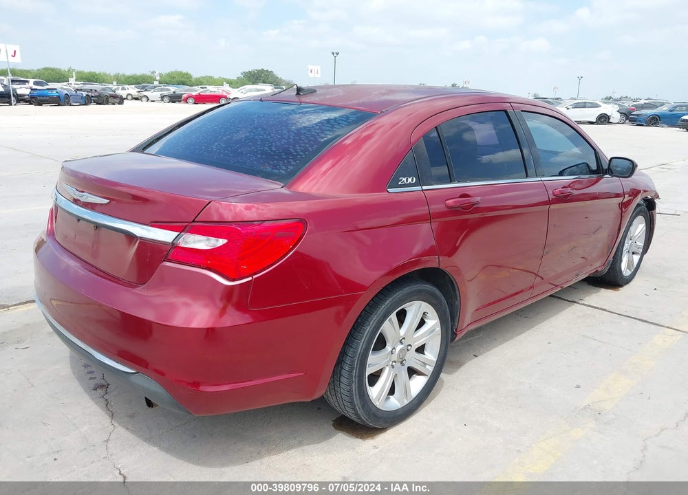 2012 CHRYSLER 200 TOURING VIN: 1C3CCBBB4CN206352