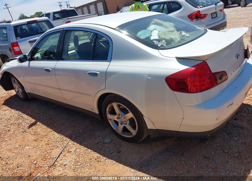 2004 INFINITI G35 VIN: JNKCV51E04M102899