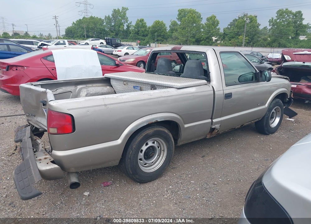 2000 CHEVROLET S-10 VIN: 1GCCS1444YK187804