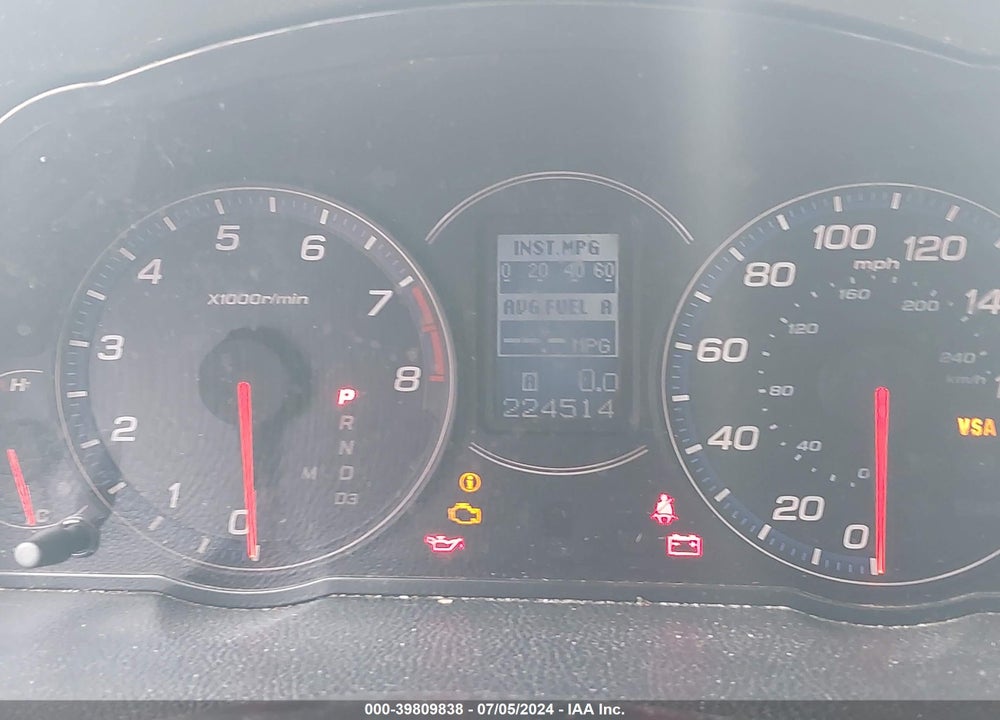 2008 ACURA TSX VIN: JH4CL96928C007023