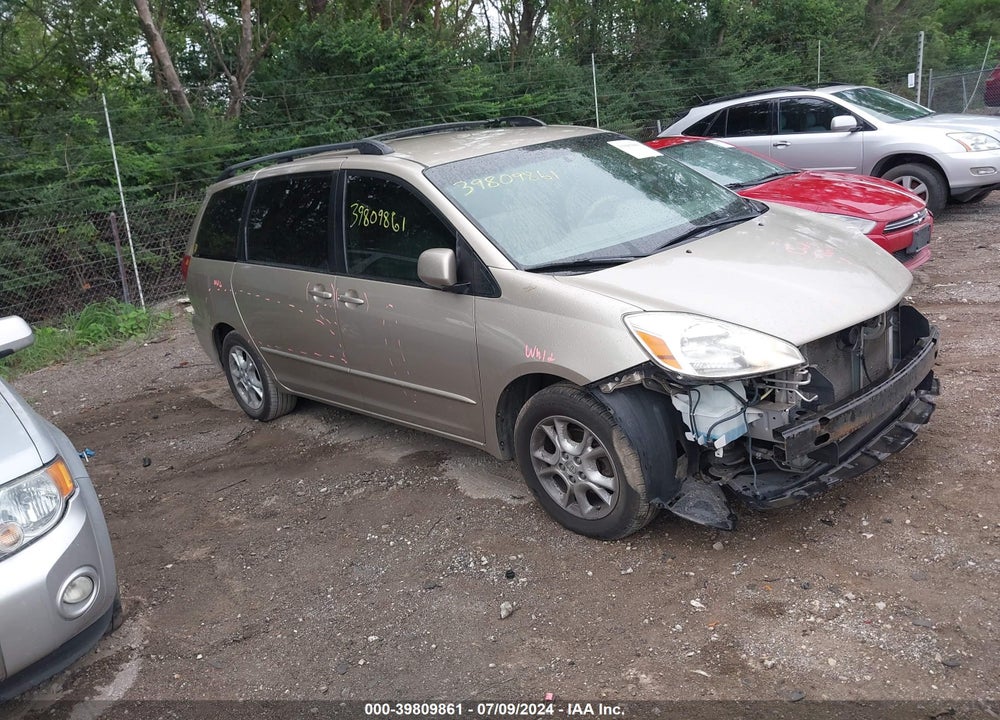 2005 TOYOTA SIENNA XLE VIN: 5TDZA22C95S283073