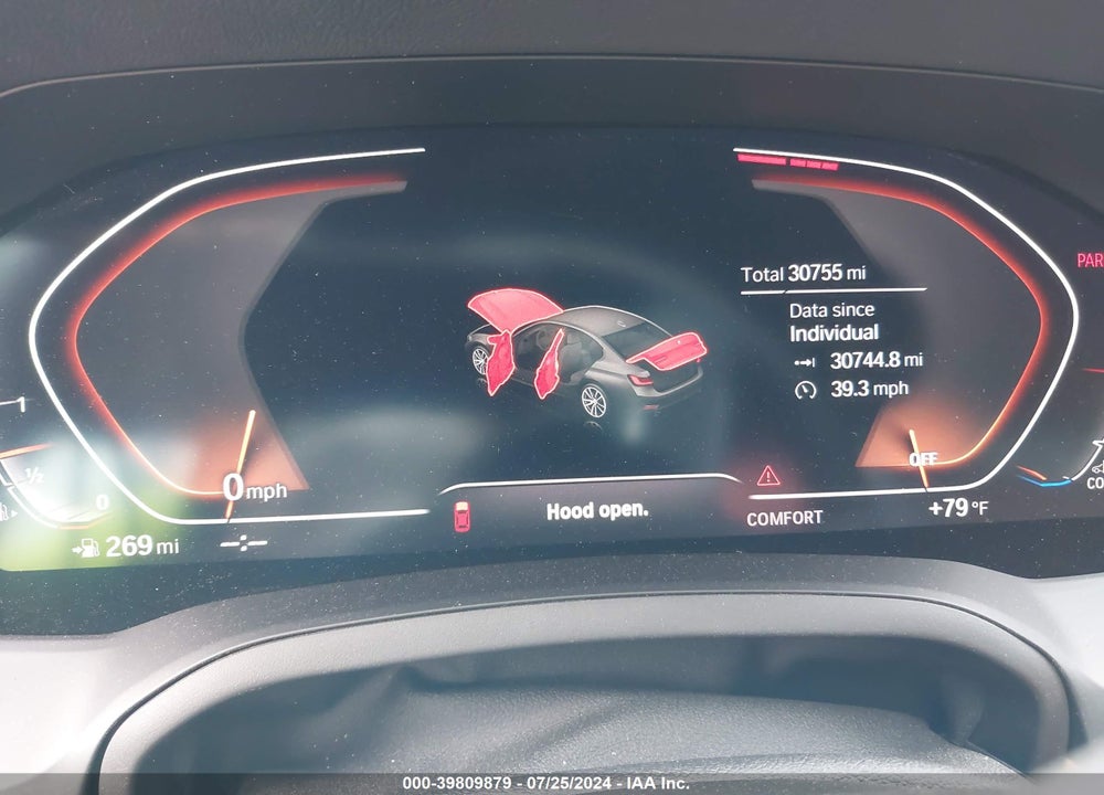 2022 BMW 330I XDRIVE VIN: 3MW5R7J05N8C30324