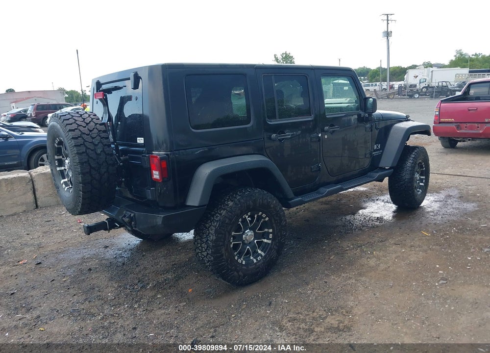 2008 JEEP WRANGLER UNLIMITED X VIN: 1J4GA39128L526837