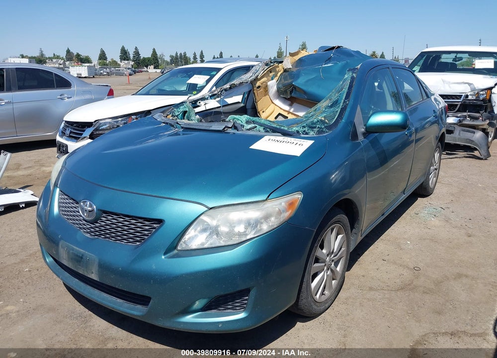 2010 TOYOTA COROLLA LE VIN: 2T1BU4EE5AC400006