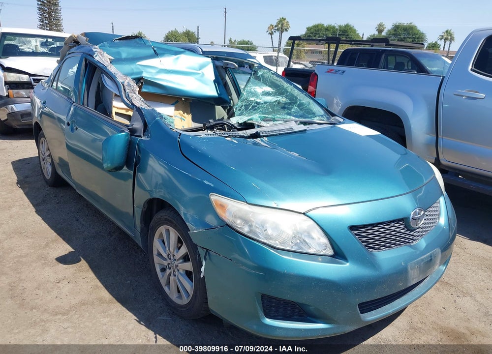2010 TOYOTA COROLLA LE VIN: 2T1BU4EE5AC400006