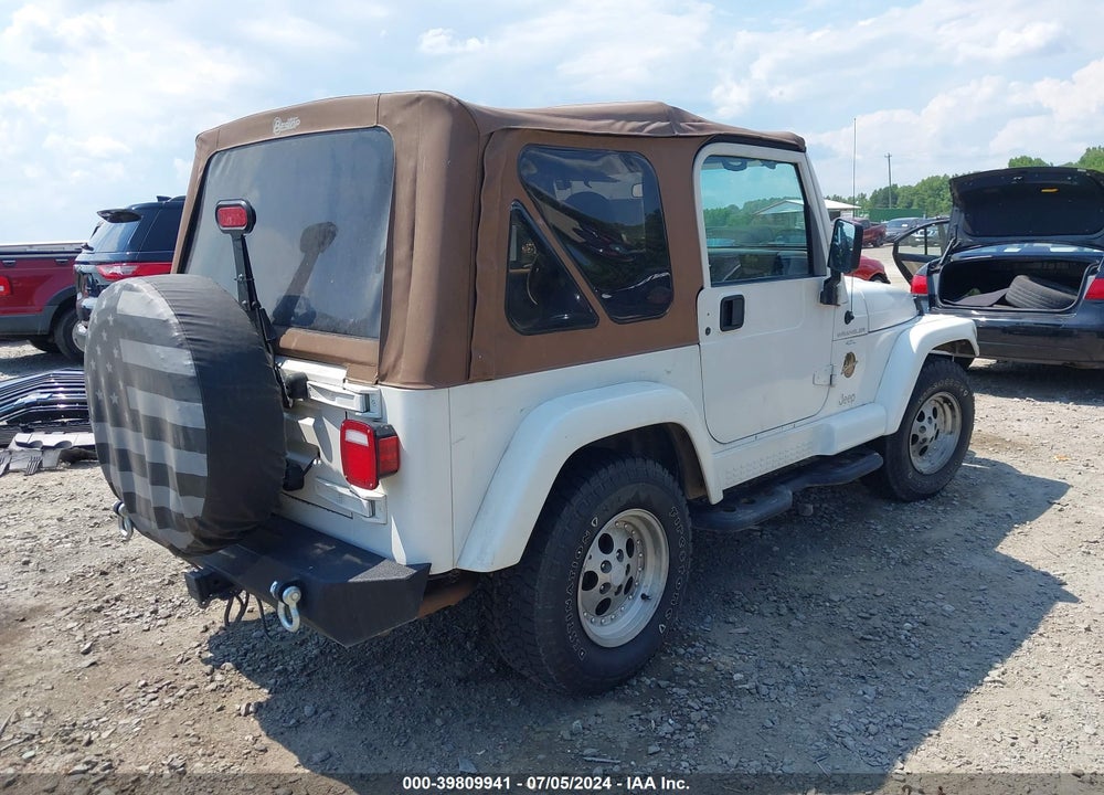 1998 JEEP WRANGLER SAHARA VIN: 1J4FY49S5WP724775