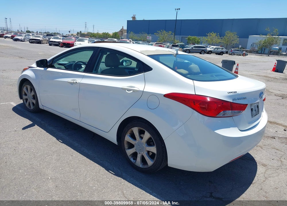 2013 HYUNDAI ELANTRA LIMITED VIN: 5NPDH4AE6DH291463