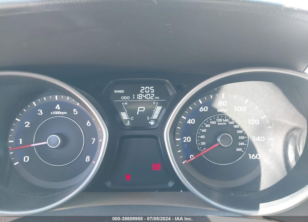 2013 HYUNDAI ELANTRA LIMITED VIN: 5NPDH4AE6DH291463