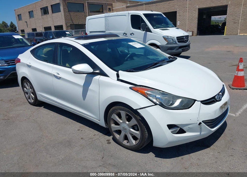 2013 HYUNDAI ELANTRA LIMITED VIN: 5NPDH4AE6DH291463