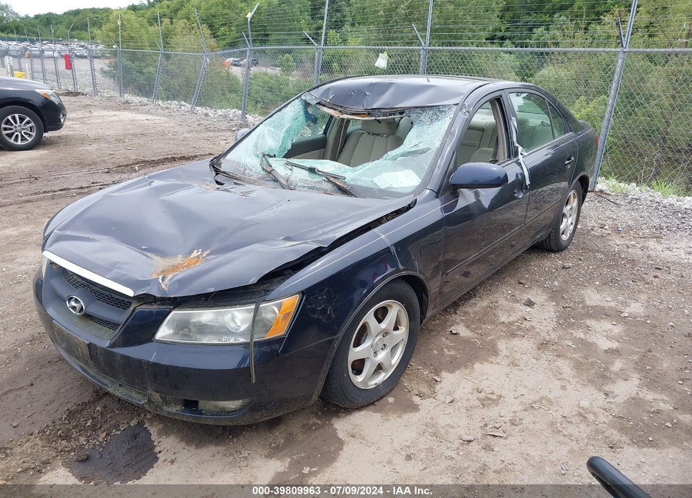 2006 HYUNDAI SONATA VIN: 5NPEU46F76H058373