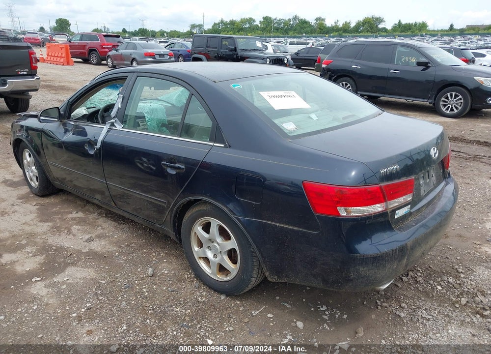 2006 HYUNDAI SONATA VIN: 5NPEU46F76H058373