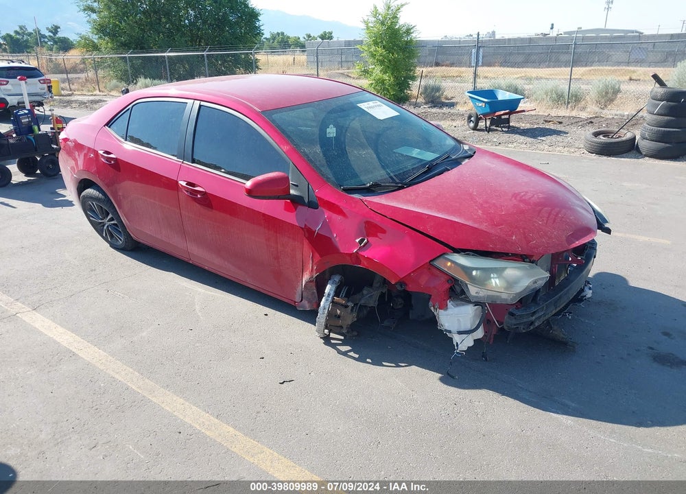 2016 TOYOTA COROLLA LE PLUS VIN: 2T1BURHE2GC551385