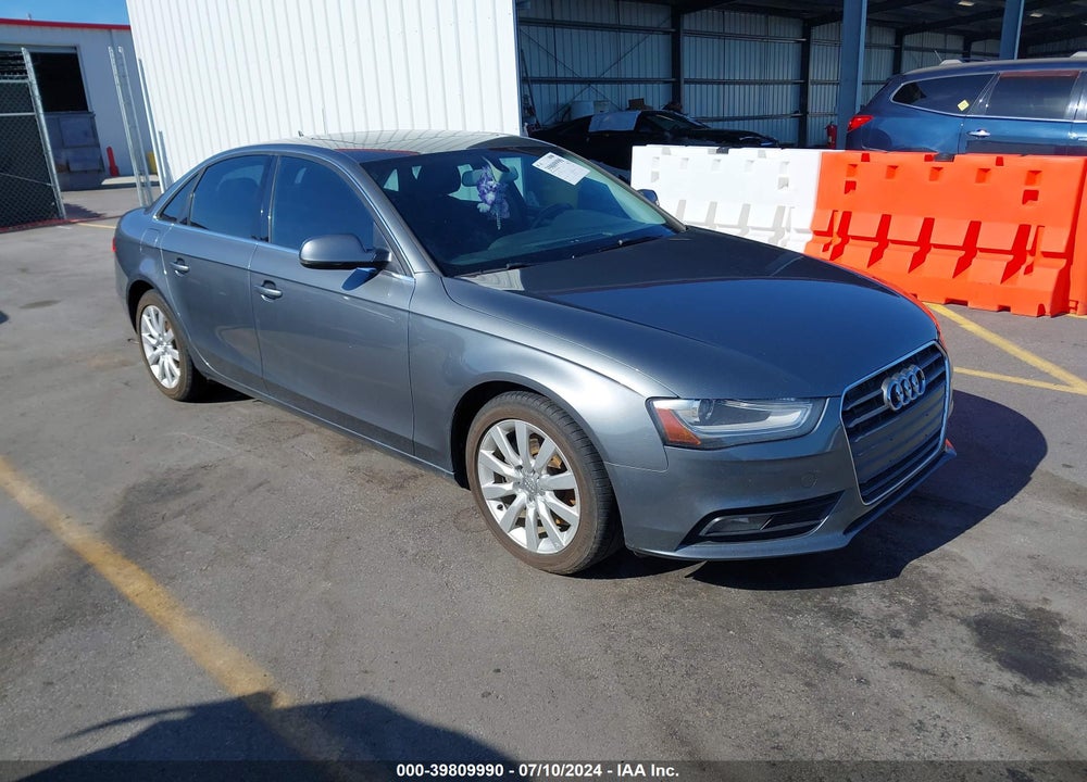 2013 AUDI A4 2.0T PREMIUM VIN: WAUAFAFL8DA044030