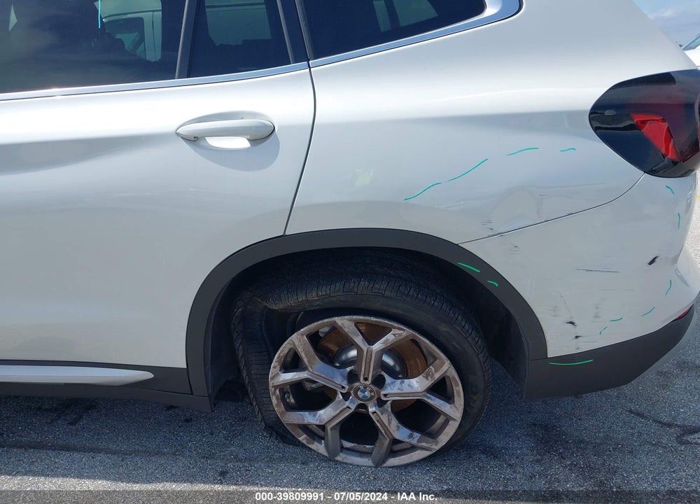 2022 BMW X3 SDRIVE30I VIN: 5UX43DP00N9J50441