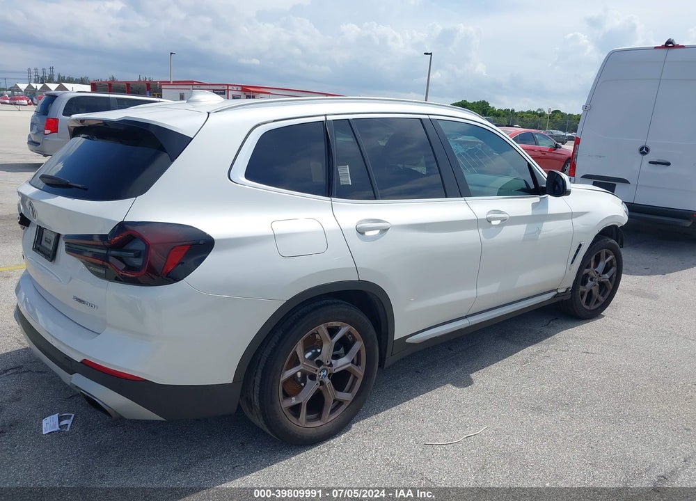 2022 BMW X3 SDRIVE30I VIN: 5UX43DP00N9J50441