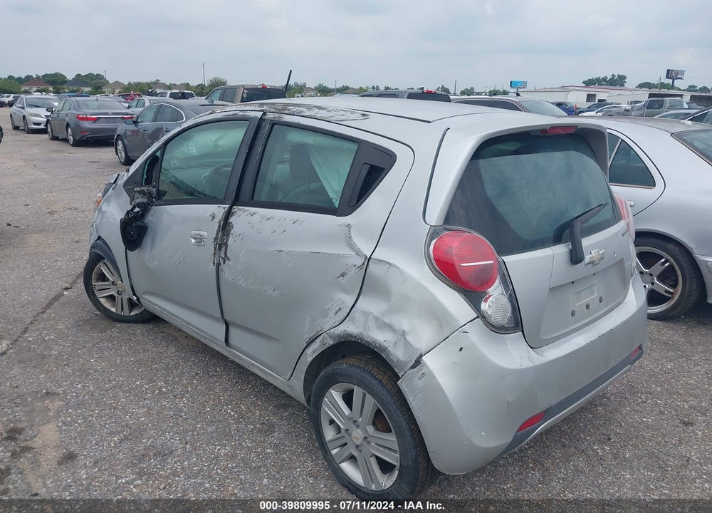 2013 CHEVROLET SPARK VIN: KL8CD6S91DC506837