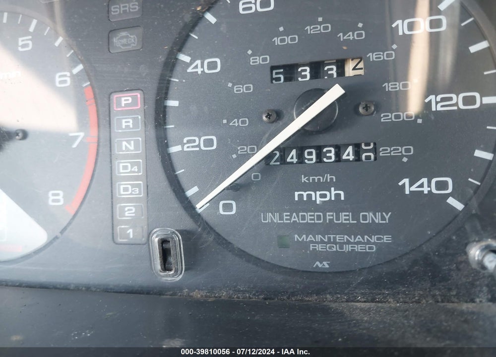 1997 HONDA ACCORD EX VIN: 1HGCD5652VA011182