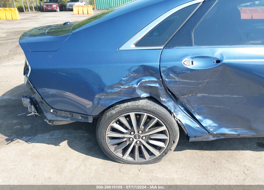 2019 LINCOLN MKZ STANDARD VIN: 3LN6L5B94KR623341
