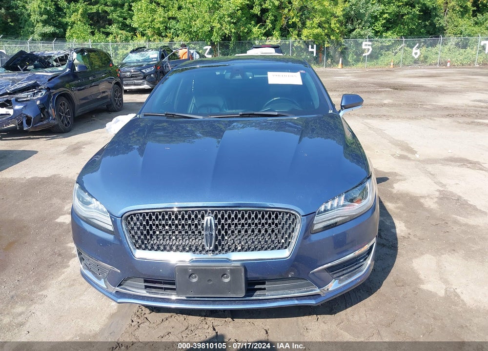 2019 LINCOLN MKZ STANDARD VIN: 3LN6L5B94KR623341
