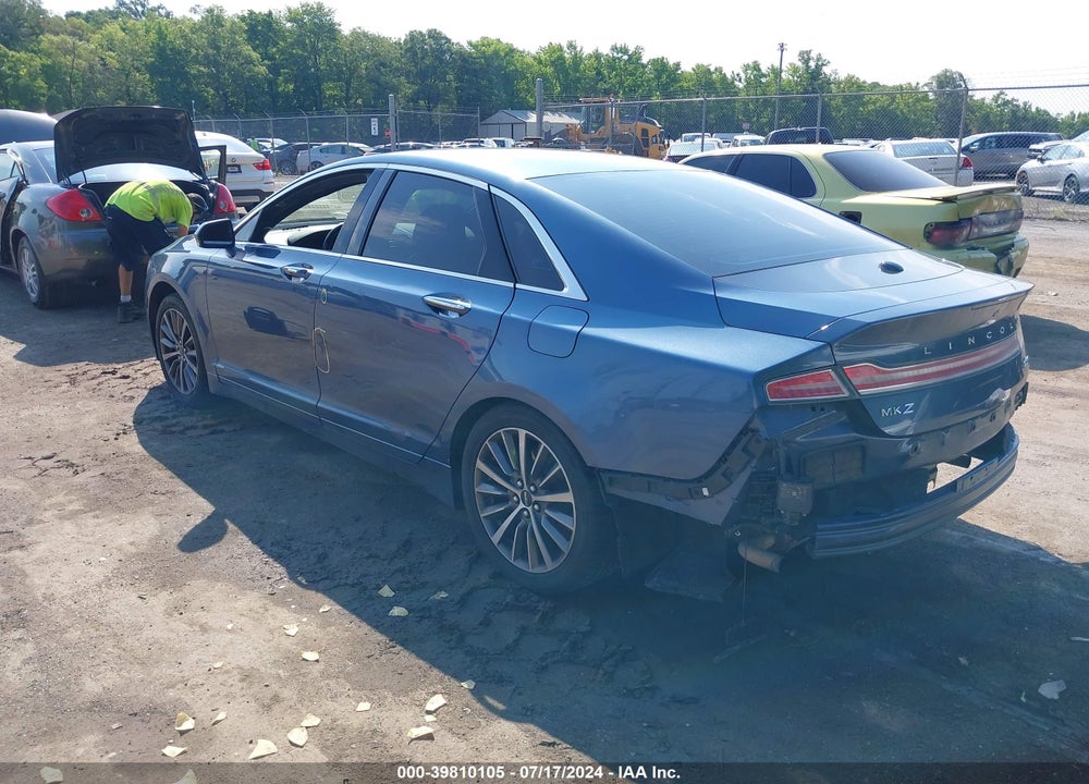 2019 LINCOLN MKZ STANDARD VIN: 3LN6L5B94KR623341