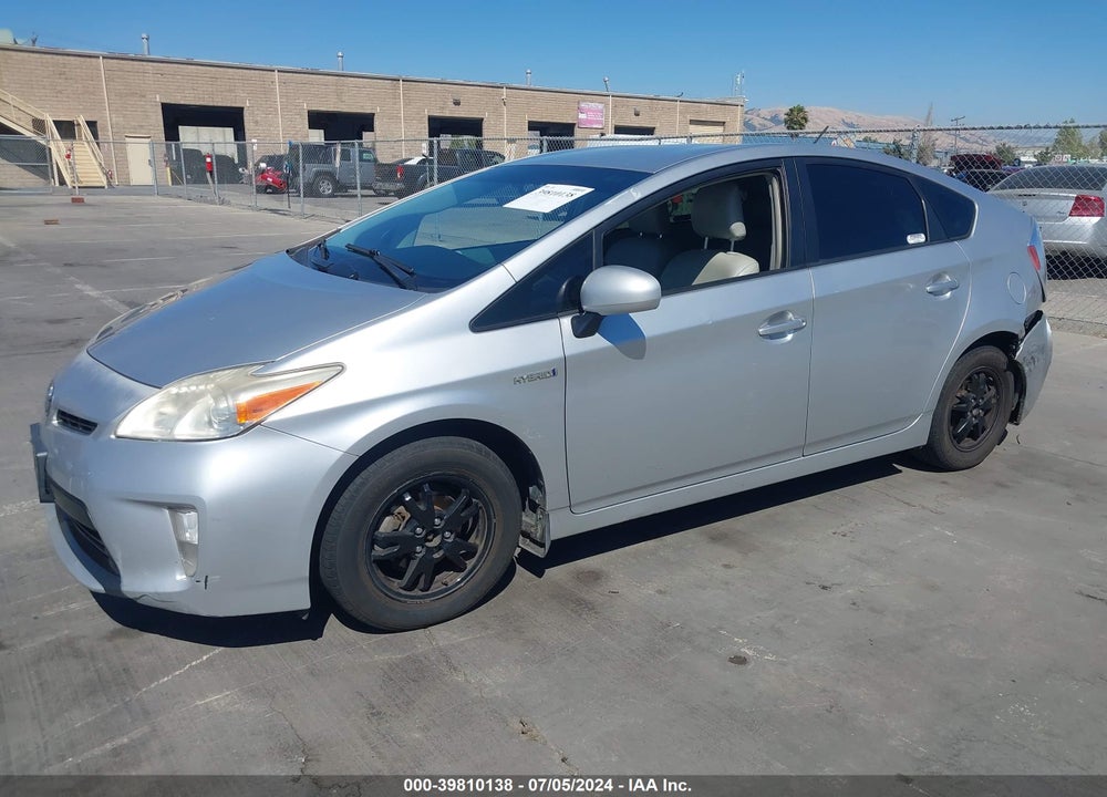 2012 TOYOTA PRIUS TWO VIN: JTDKN3DU3C5538014