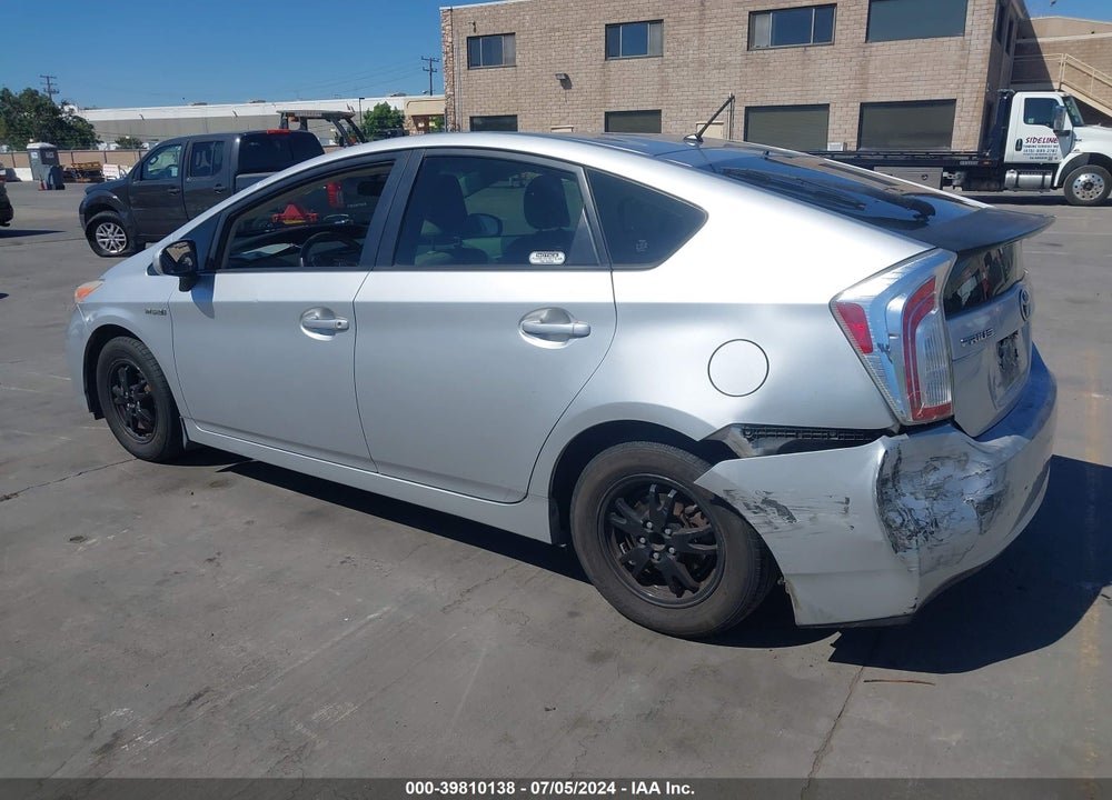 2012 TOYOTA PRIUS TWO VIN: JTDKN3DU3C5538014
