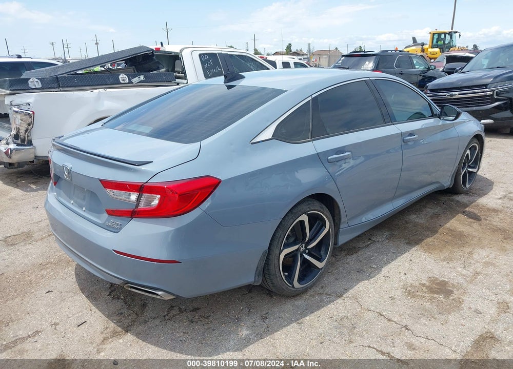2022 HONDA ACCORD SPORT 2.0T VIN: 1HGCV2F3XNA023557