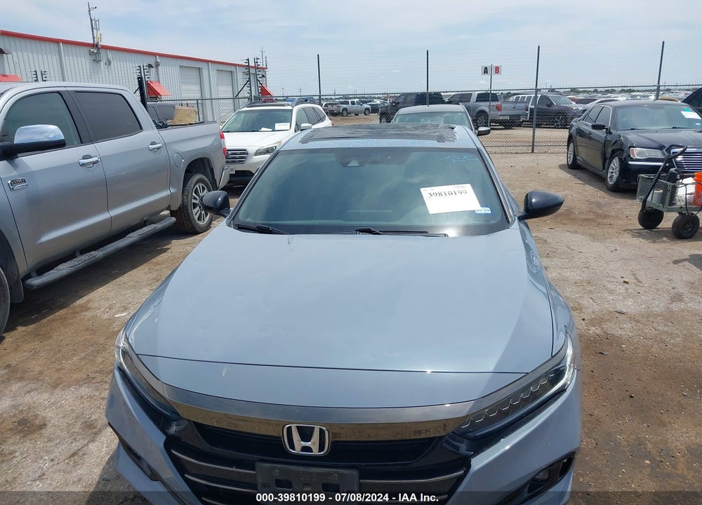 2022 HONDA ACCORD SPORT 2.0T VIN: 1HGCV2F3XNA023557