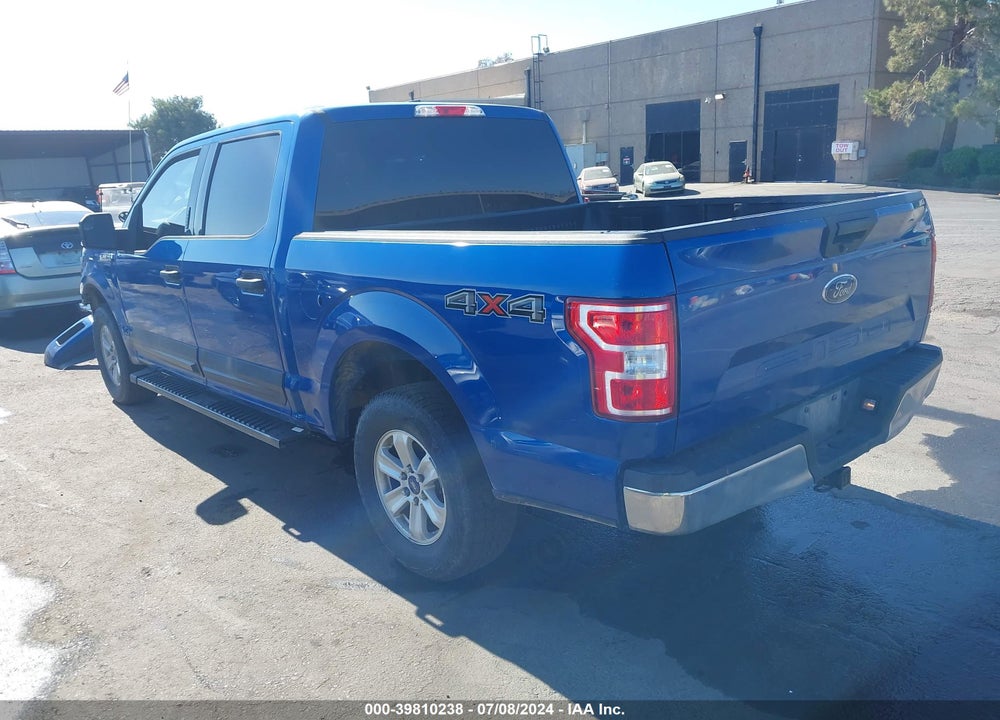 2018 FORD F-150 XLT VIN: 1FTEW1EB6JKE48592