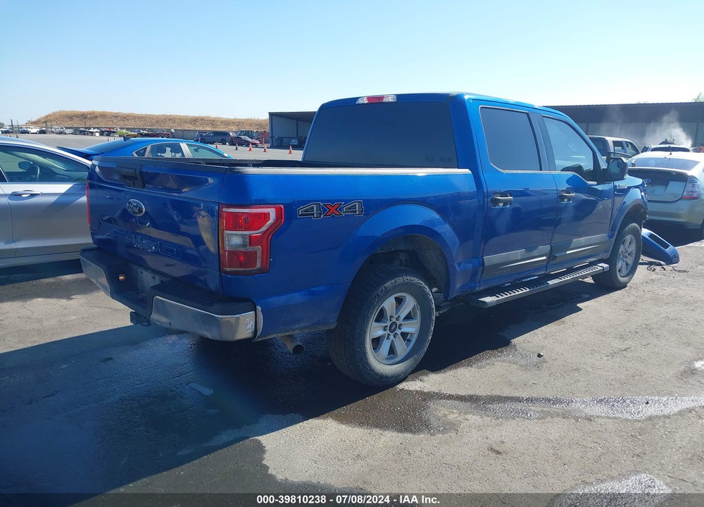 2018 FORD F-150 XLT VIN: 1FTEW1EB6JKE48592