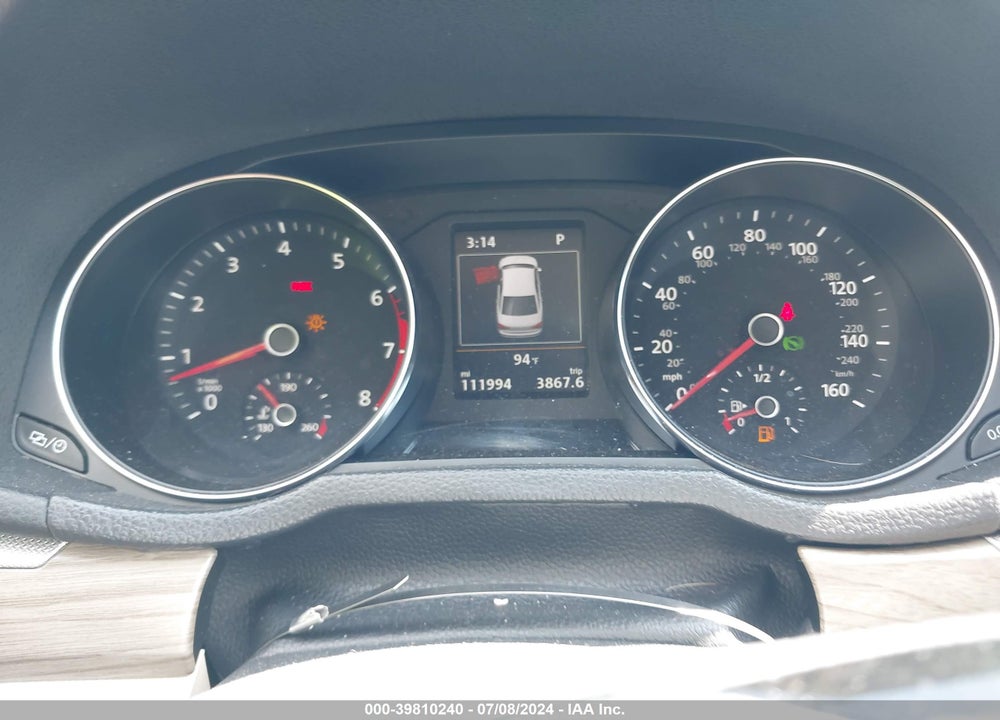2017 VOLKSWAGEN PASSAT 1.8T SE VIN: 1VWGT7A3XHC012199
