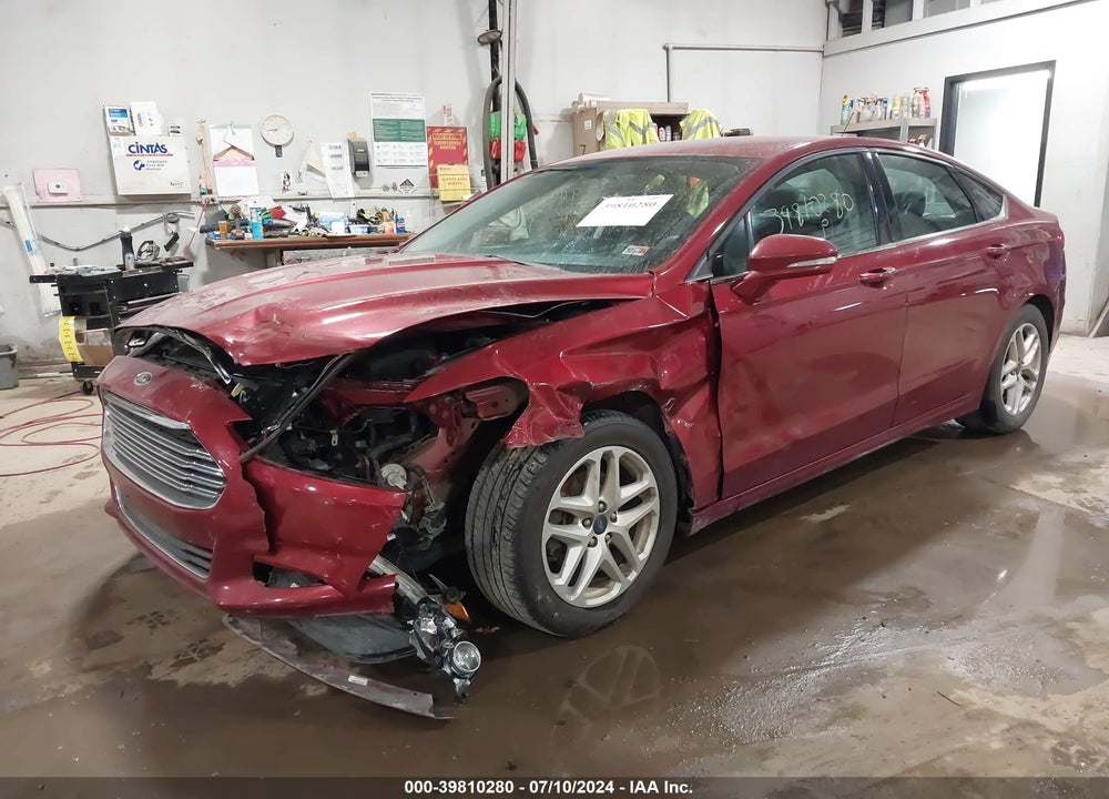 2016 FORD FUSION SE VIN: 3FA6P0H75GR116494