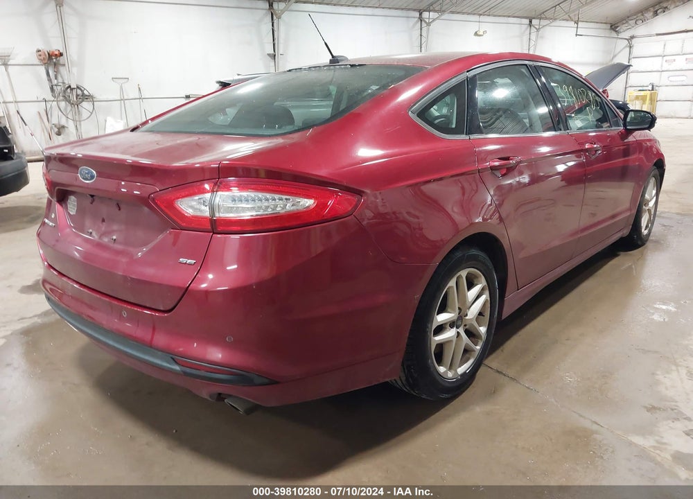 2016 FORD FUSION SE VIN: 3FA6P0H75GR116494