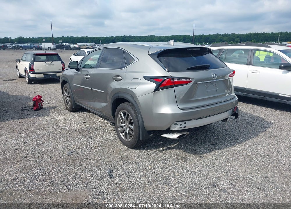 2015 LEXUS NX 200T VIN: JTJBARBZXF2001429