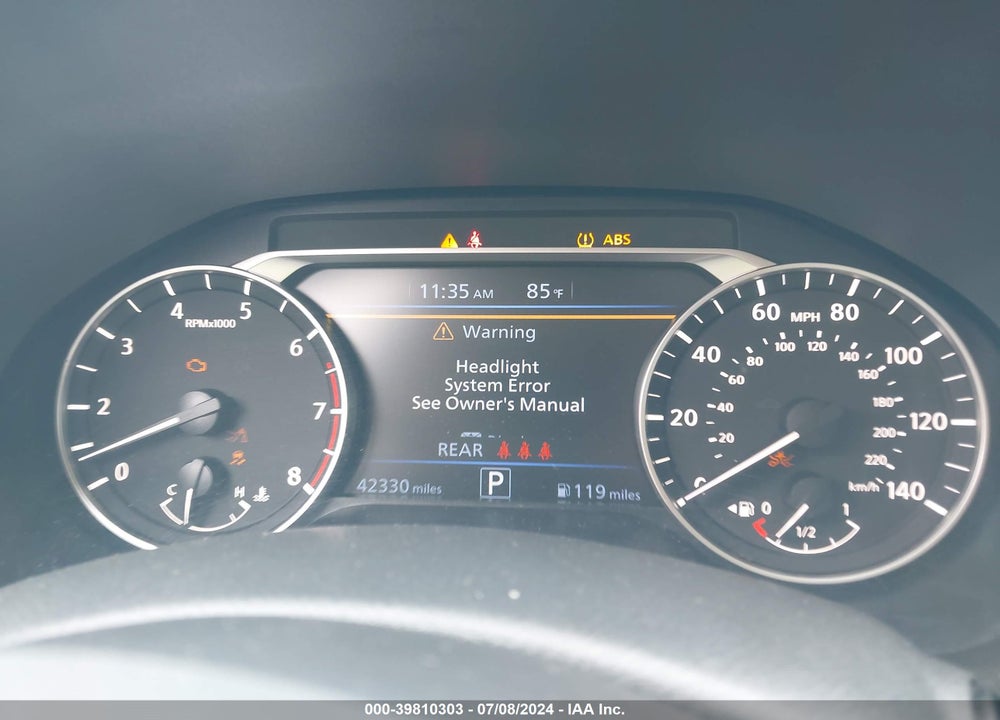 2023 NISSAN ALTIMA SR FWD VIN: 1N4BL4CV8PN326419
