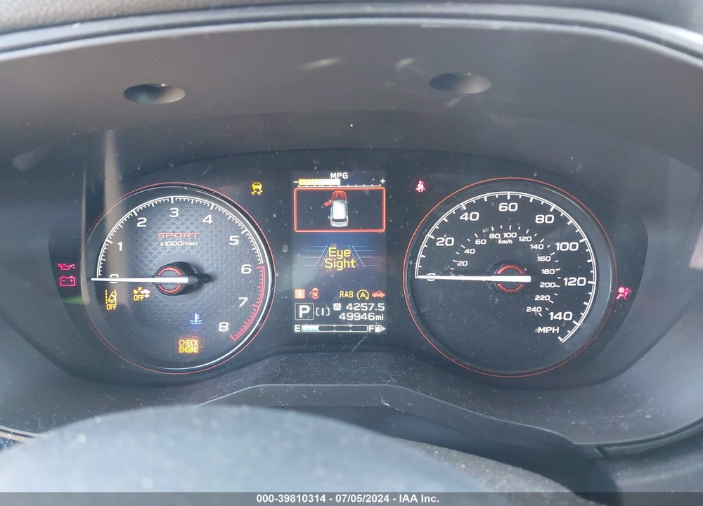 2021 SUBARU FORESTER SPORT VIN: JF2SKARC5MH518863