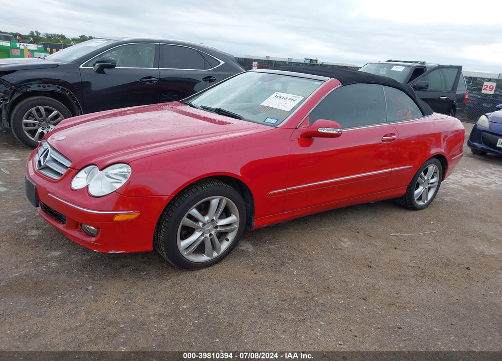 2007 MERCEDES-BENZ CLK 350 VIN: WDBTK56F07F207526