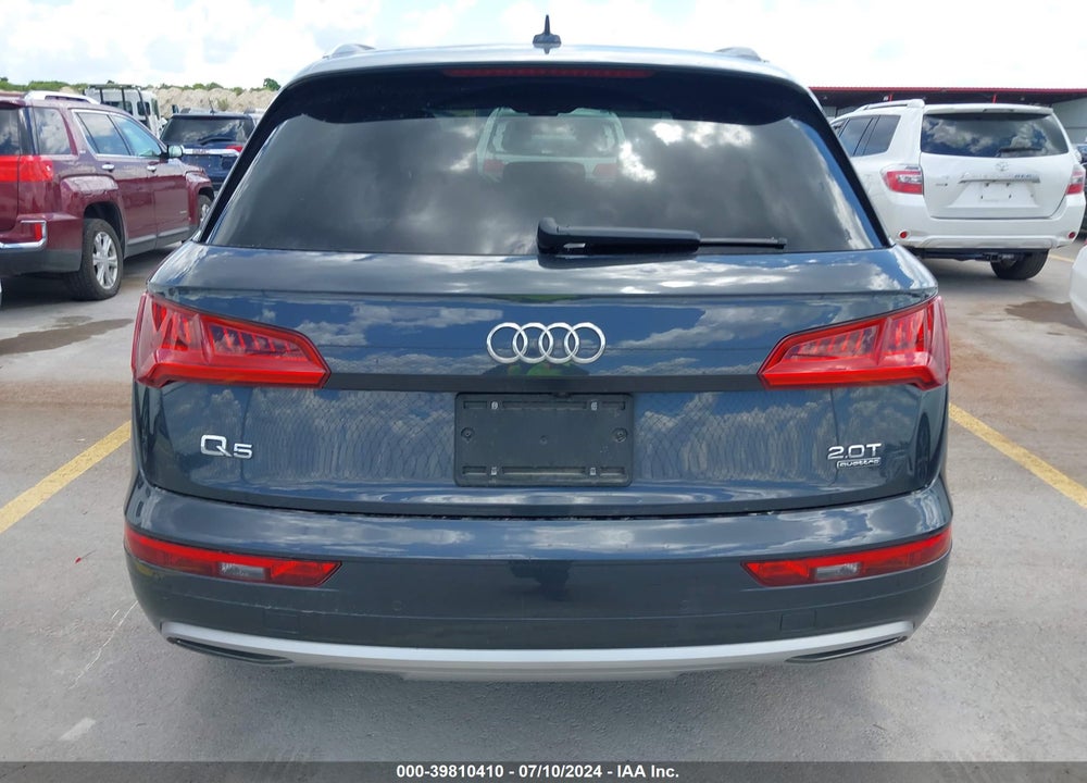 2018 AUDI Q5 2.0T TECH PREMIUM VIN: WA1BNAFY0J2199158