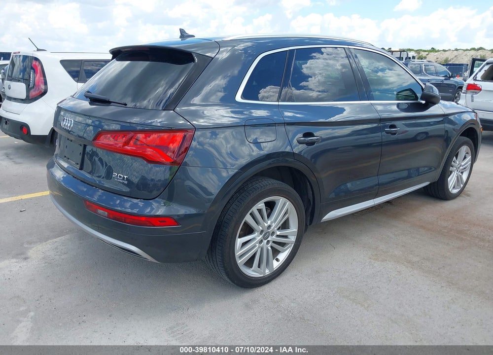 2018 AUDI Q5 2.0T TECH PREMIUM VIN: WA1BNAFY0J2199158
