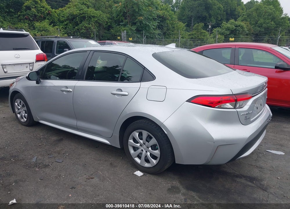 2022 TOYOTA COROLLA LE VIN: JTDEPMAE7N3008735