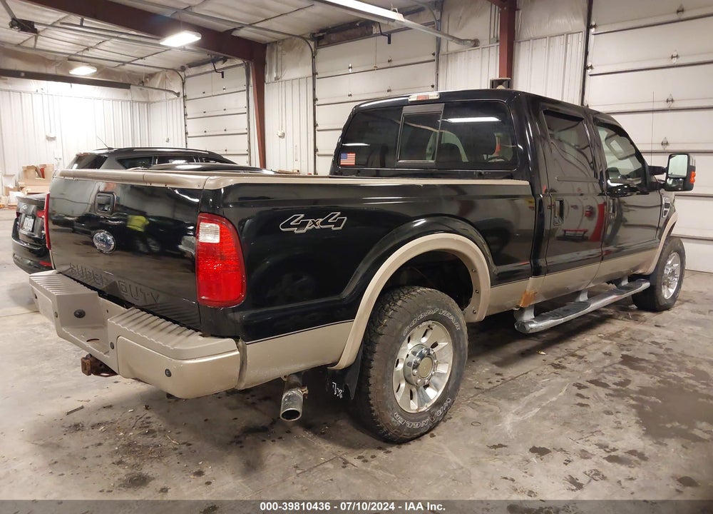 2008 FORD F-250 FX4/KING RANCH/LARIAT/XL/XLT VIN: 1FTSW21588EC91231
