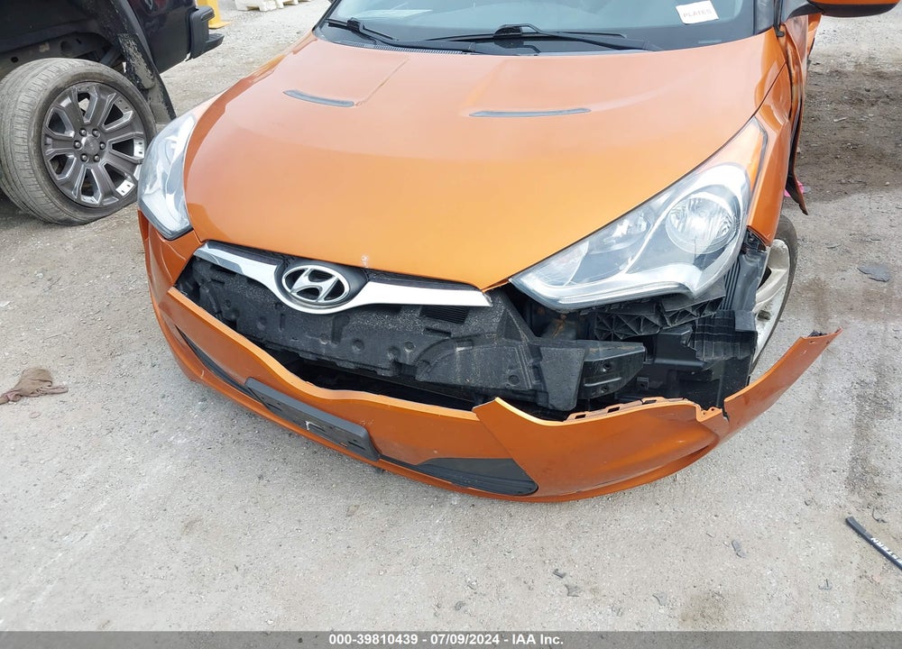 2013 HYUNDAI VELOSTER BASE W/BLACK VIN: KMHTC6AD4DU177900