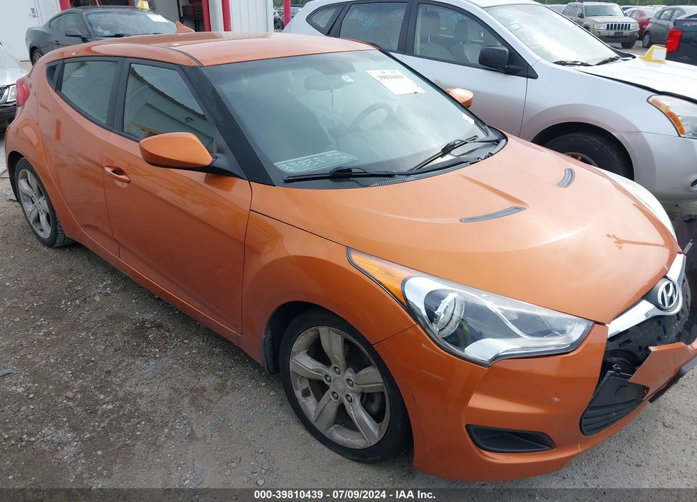 2013 HYUNDAI VELOSTER BASE W/BLACK VIN: KMHTC6AD4DU177900